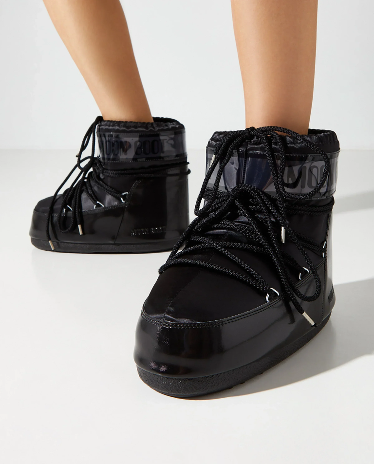 Czarne śniegowce Icon Low Glance