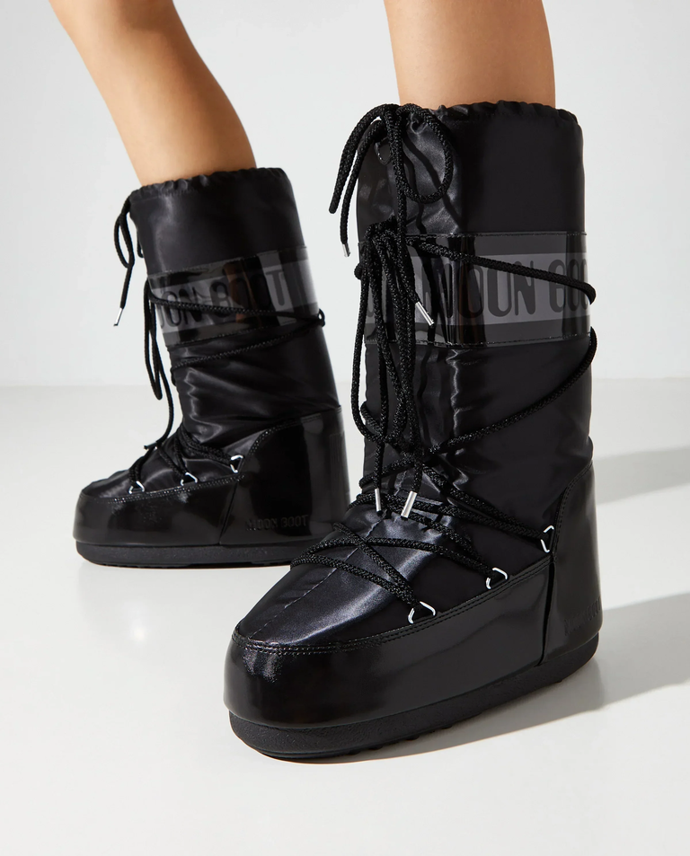 Czarne śniegowce Icon Glance