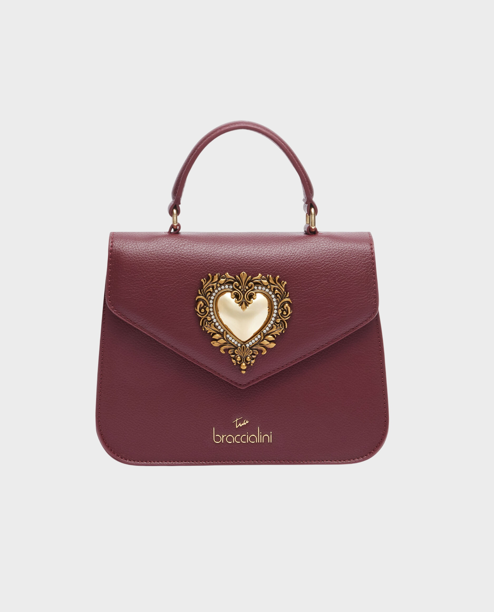 Bordowa mała torebka Baroque - Image #0