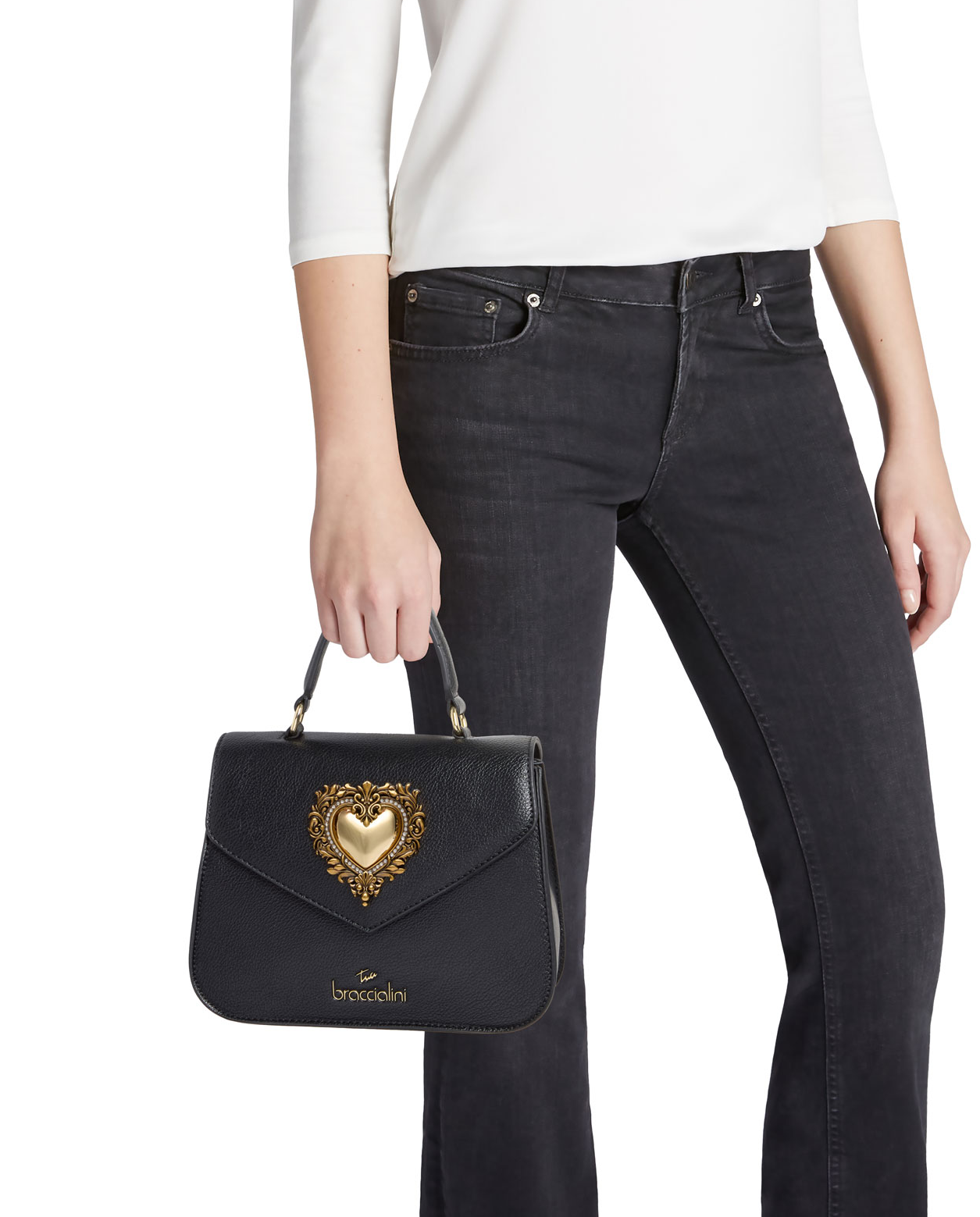 Czarna mała torebka Baroque - Image #3