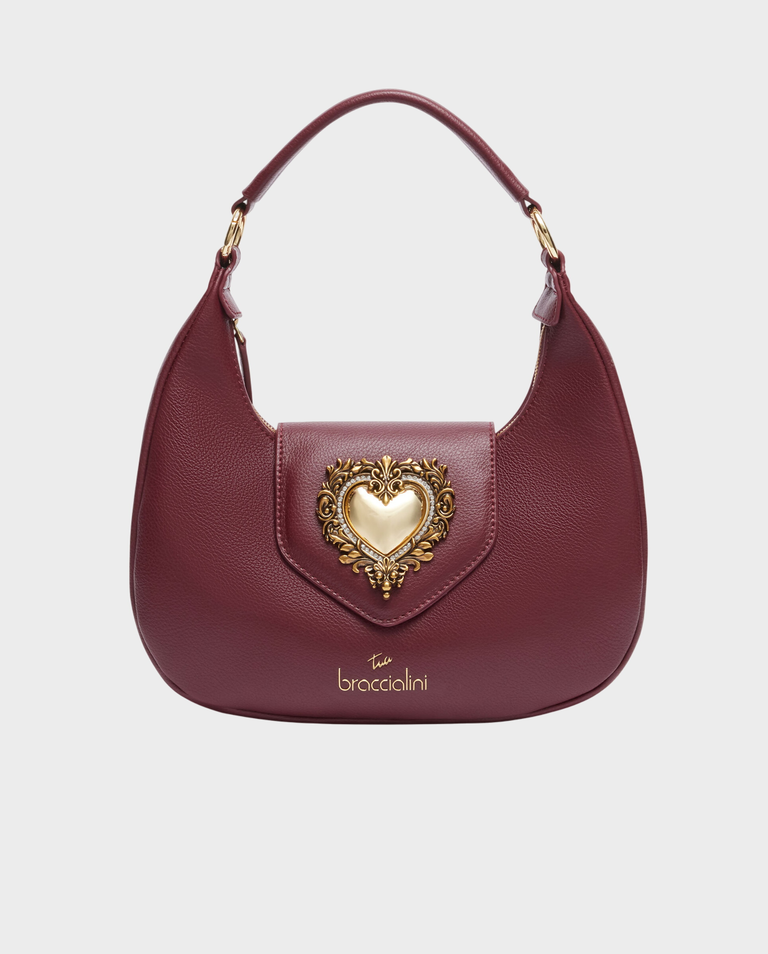 Bordowa torebka Baroque