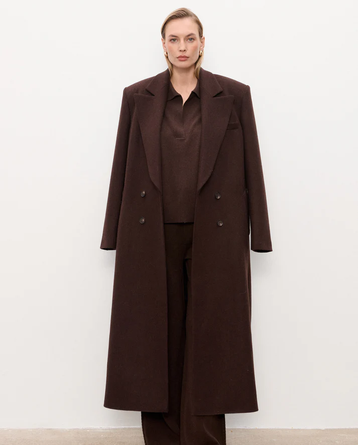 Wełniany płaszcz o eleganckim kroju Kenta - Image #1