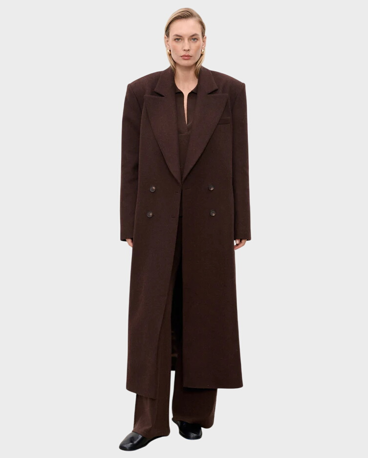 Wełniany płaszcz o eleganckim kroju Kenta - Image #0