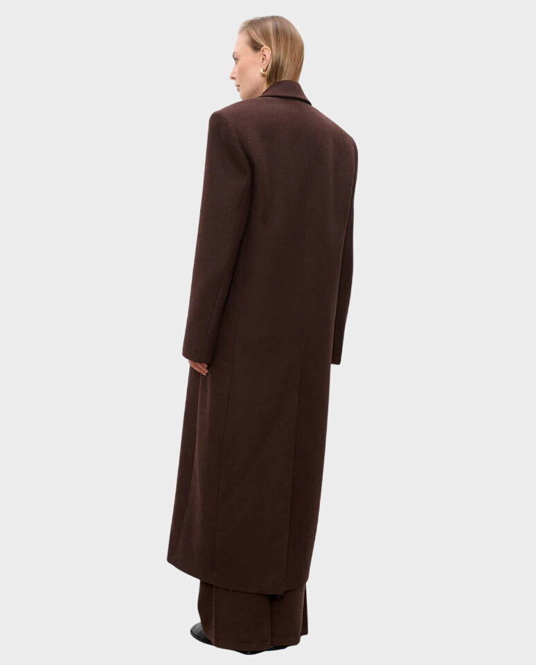 Wełniany płaszcz o eleganckim kroju Kenta - Image #3