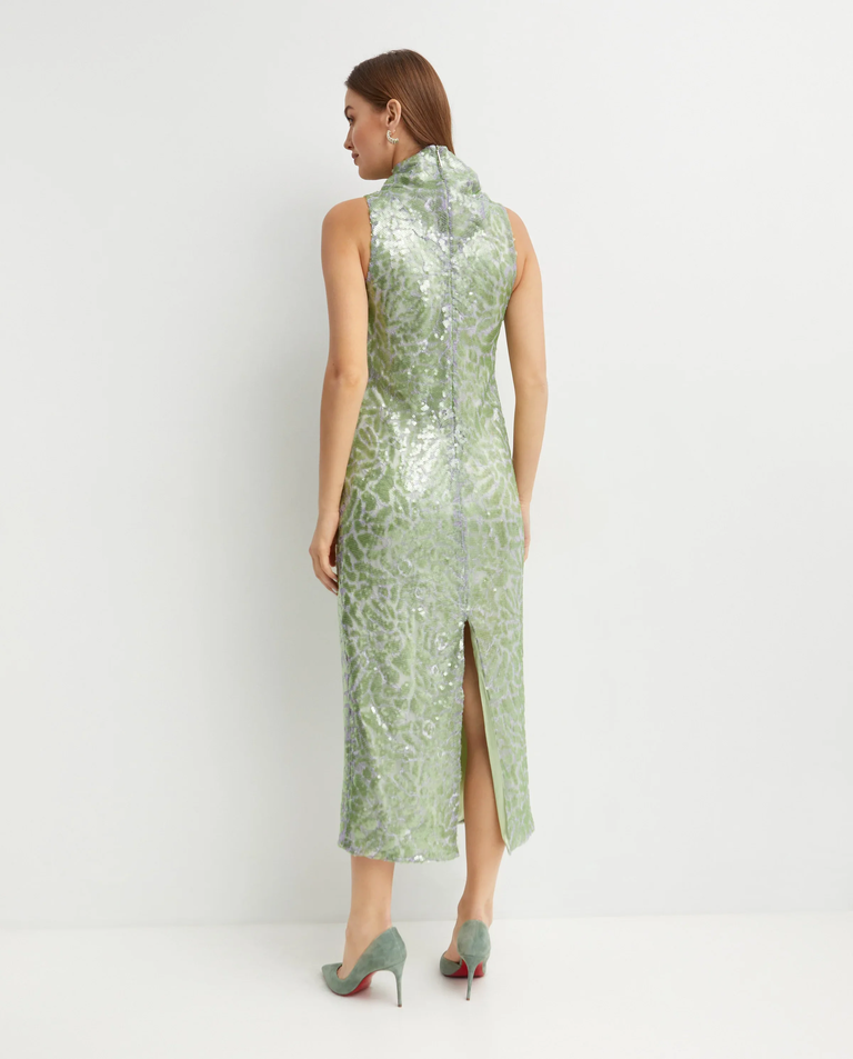 Cekinowa sukienka midi Mona - Image #2