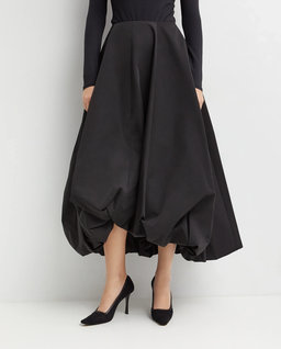 Czarna spódnica midi Ortu - Image #0