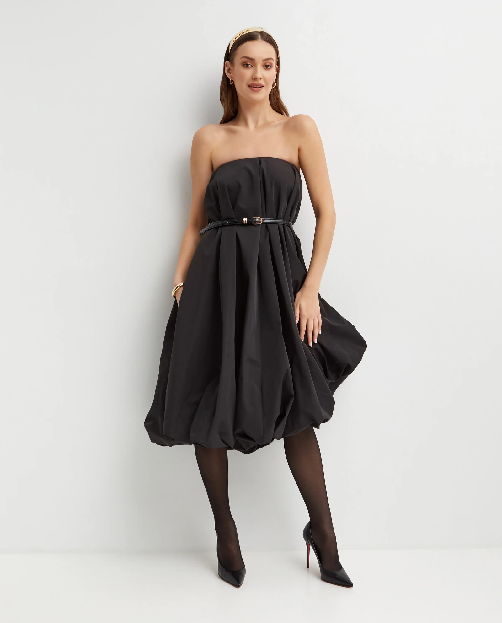 Czarna spódnica midi Ortu - Image #5