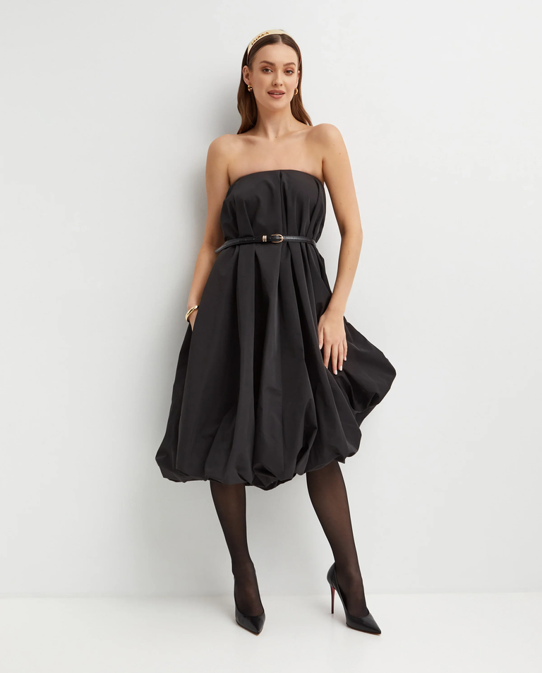 Czarna spódnica midi Ortu - Image #5