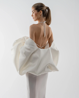 Drapowany żakiet z szerokimi rękawami Cecil - Image #3