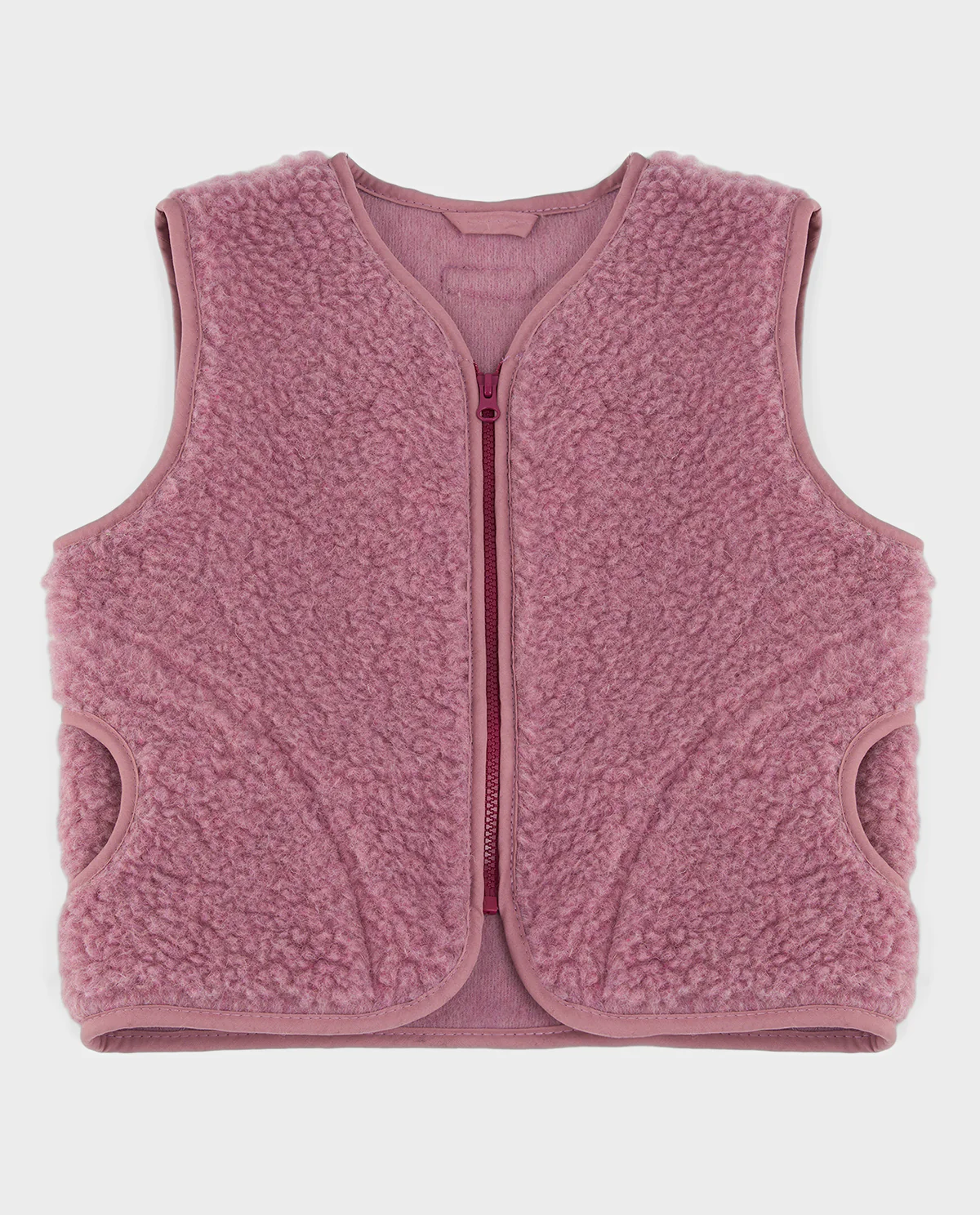 Różowa kamizelka z wełny merino - Image #0