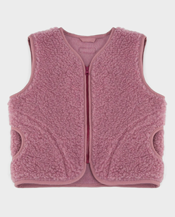 Różowa kamizelka z wełny merino - Image #0