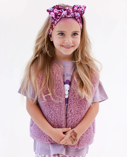 Różowa kamizelka z wełny merino - Image #1