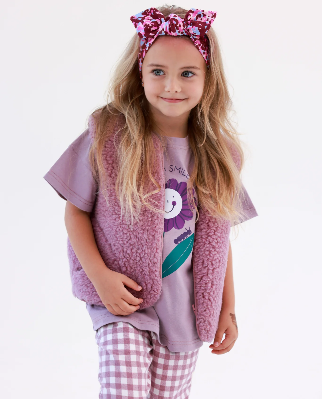 Różowa kamizelka z wełny merino - Image #2