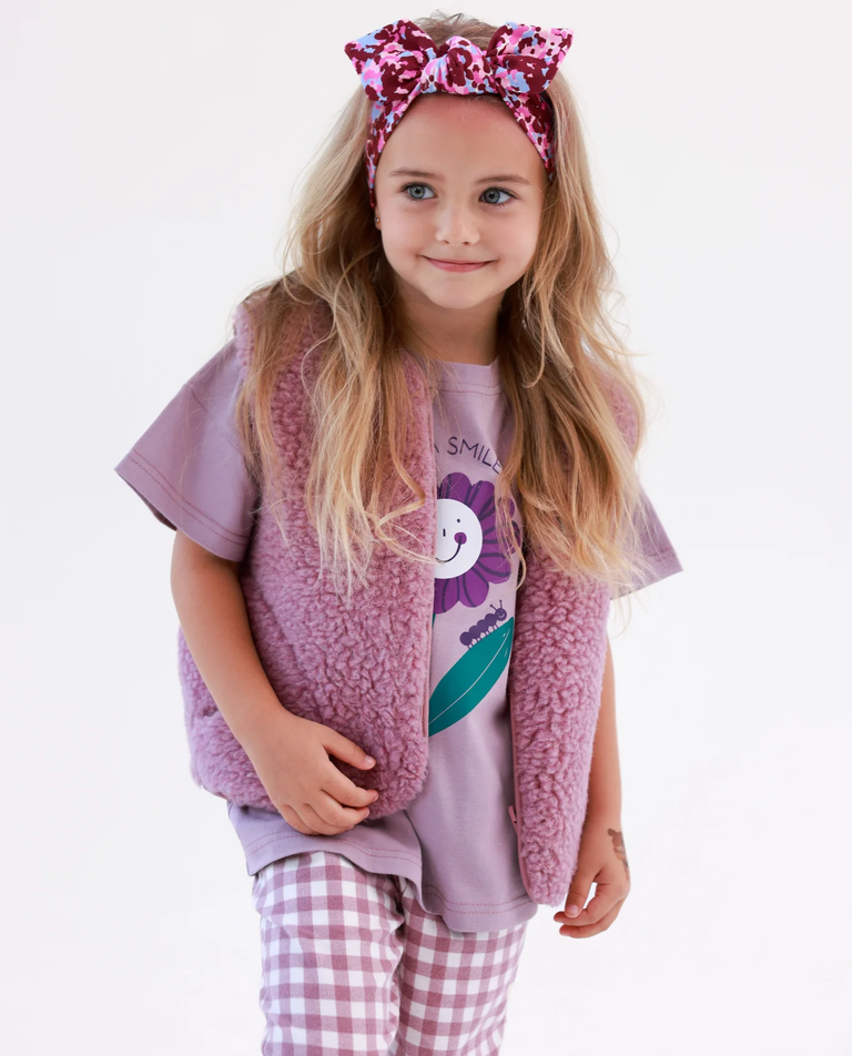 Różowa kamizelka z wełny merino - Image #2