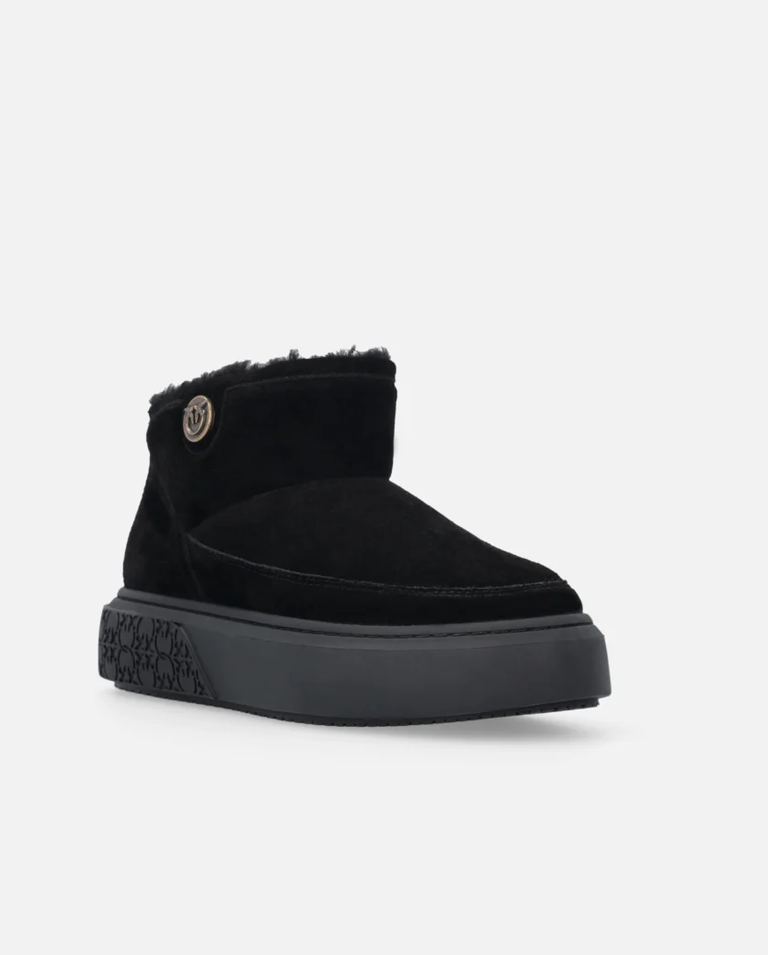 Czarne botki z futerkiem Yoko - Image #2