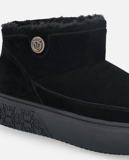 Czarne botki z futerkiem Yoko - Image #4