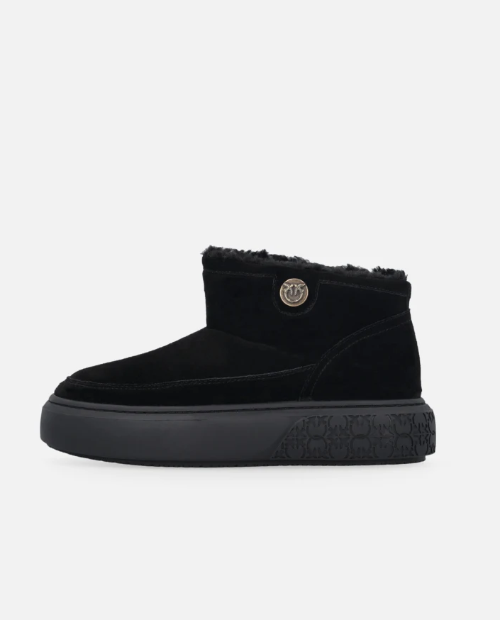 Czarne botki z futerkiem Yoko - Image #5