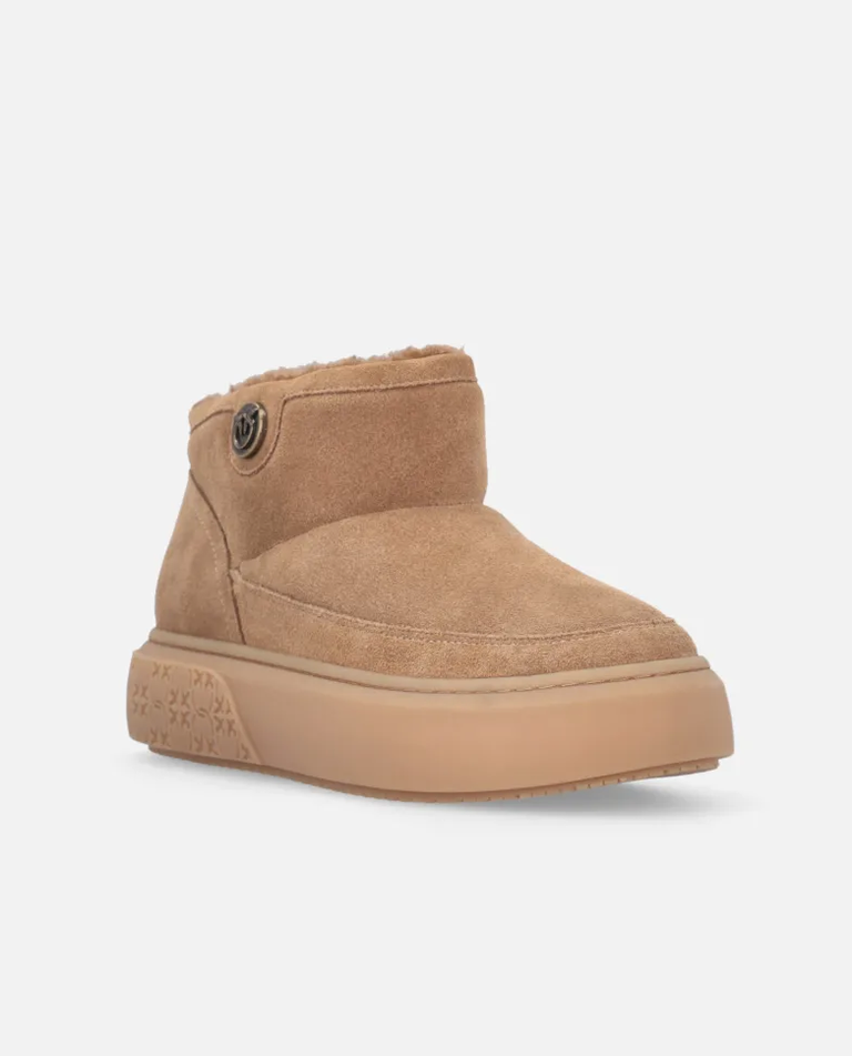 Brązowe botki z futerkiem Yoko - Image #2