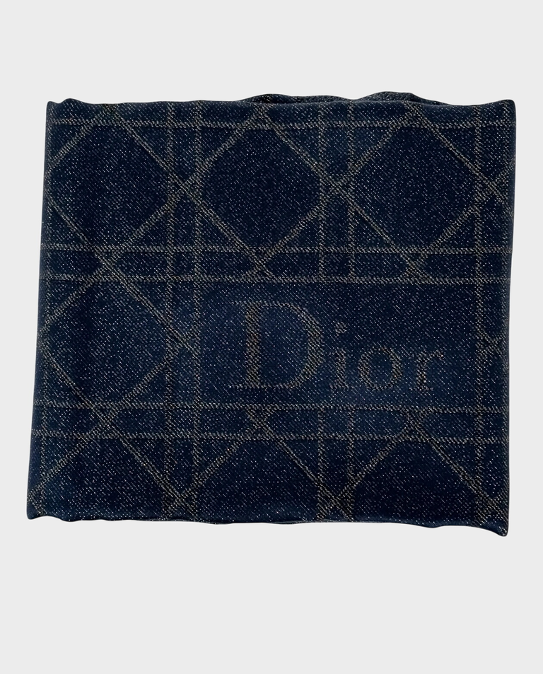 Wełniano-jedwabna chusta