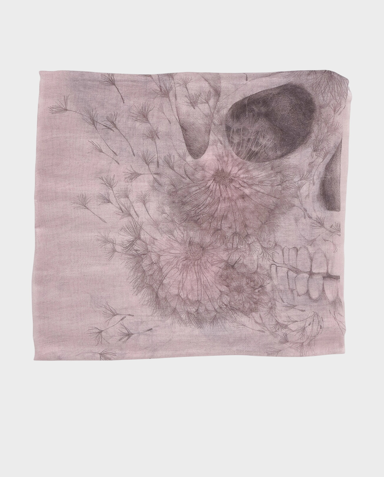 Jasnoróżowa chusta