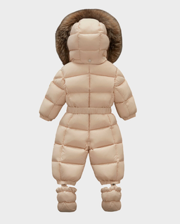 Beżowy kombinezon z kapturem 0-3 lat - Image #1