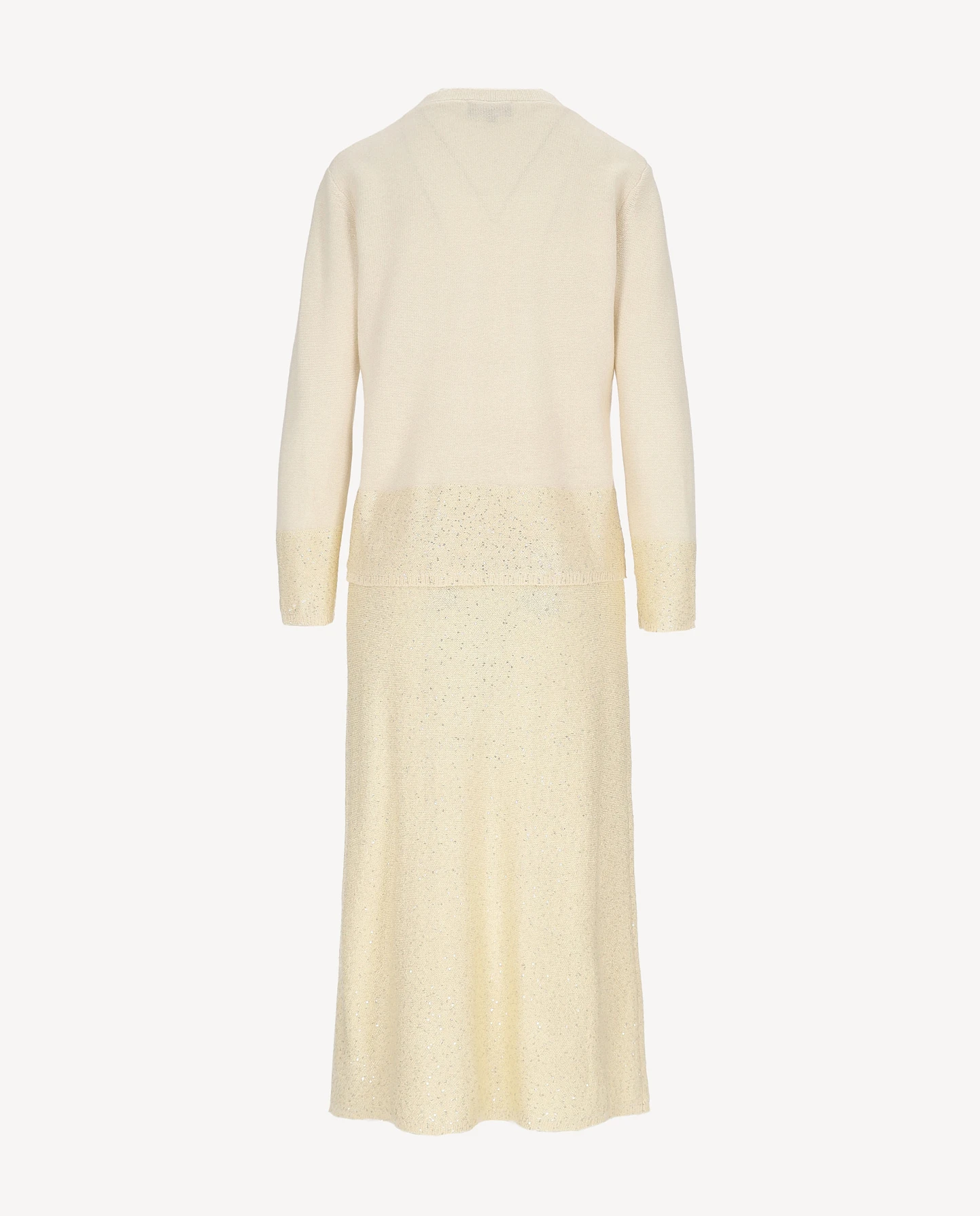 Kremowy komplet z wełny Cristallo - Image #3