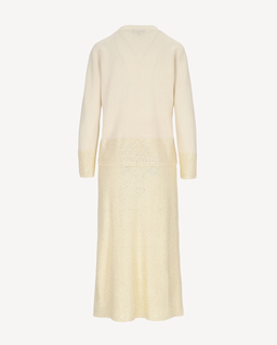 Kremowy komplet z wełny Cristallo - Image #3