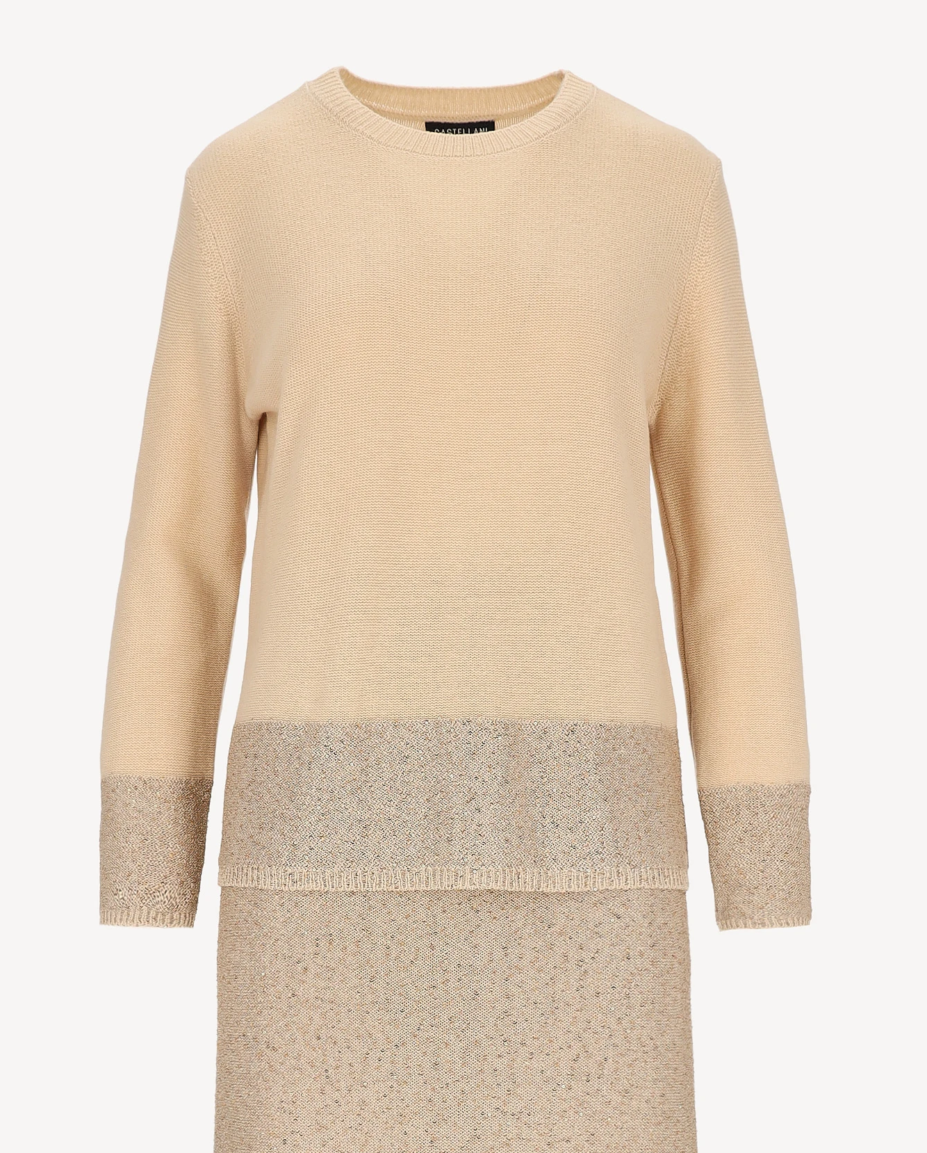 Beżowy komplet z wełny Cristallo - Image #2