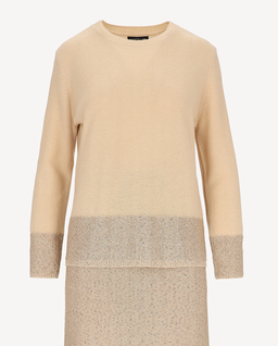 Beżowy komplet z wełny Cristallo - Image #2