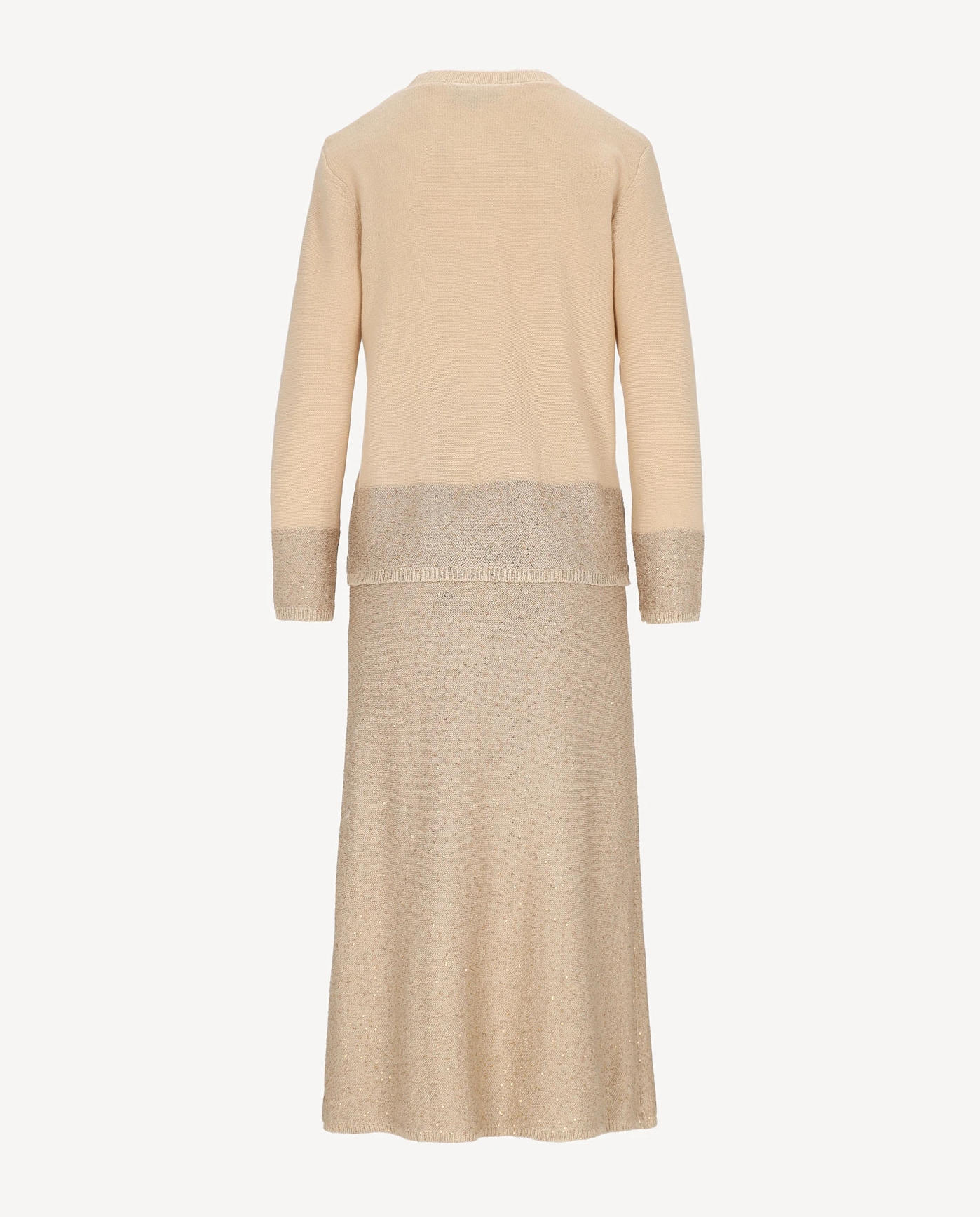 Beżowy komplet z wełny Cristallo - Image #3