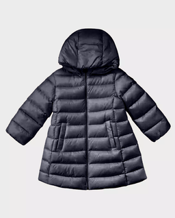 Pikowany płaszcz z kapturem 0-3 lat - Image #0