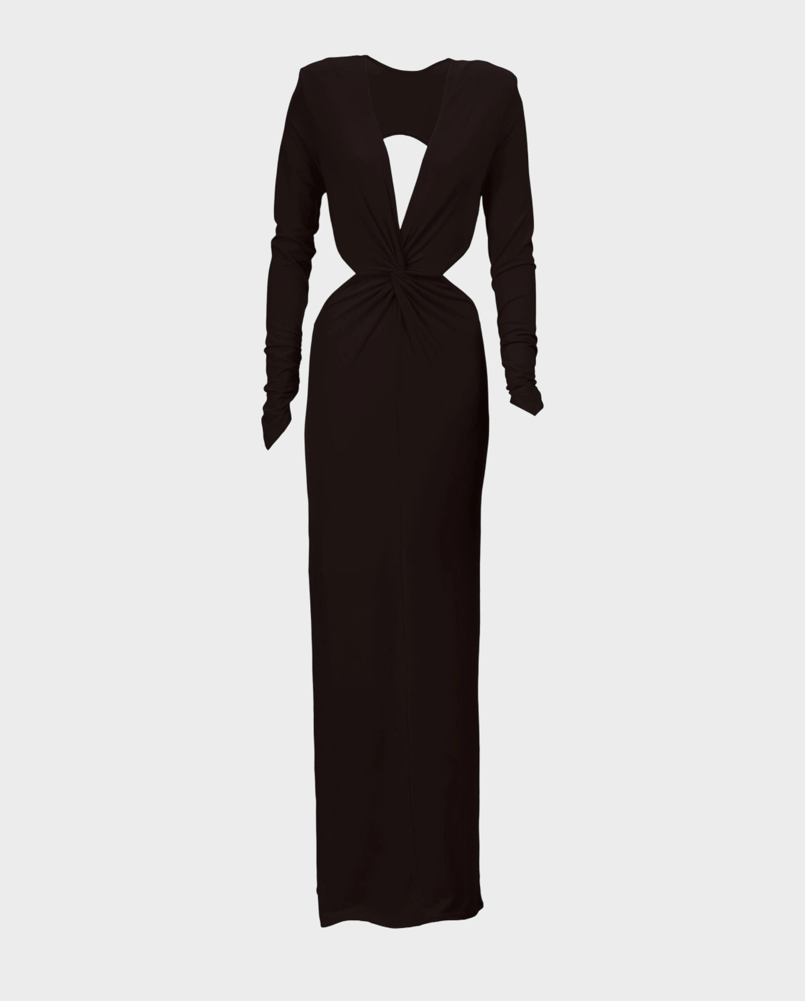 Czarna sukienka z wiskozy Vall - Image #1