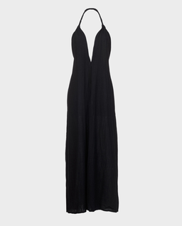 Czarna sukienka z lnu Nomada - Image #0