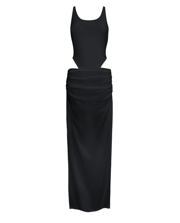 Czarny set z body i spódnicą Lotus - Image #4