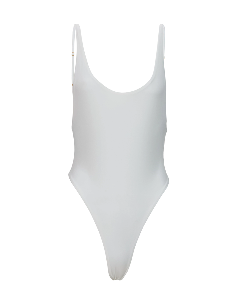 Białe body z wysokim stanem Miya - Image #5