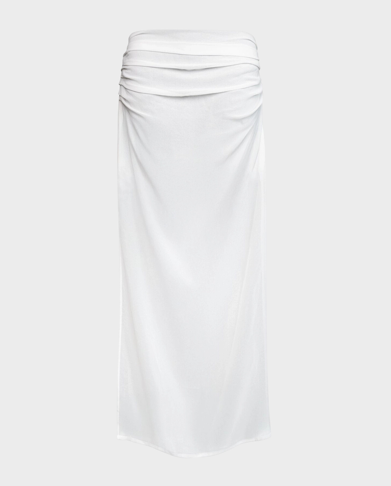 Biała spódnica Miya Lotus