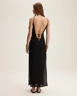 Jedwabna sukienka z odkrytymi plecami Night Dream - Image #1