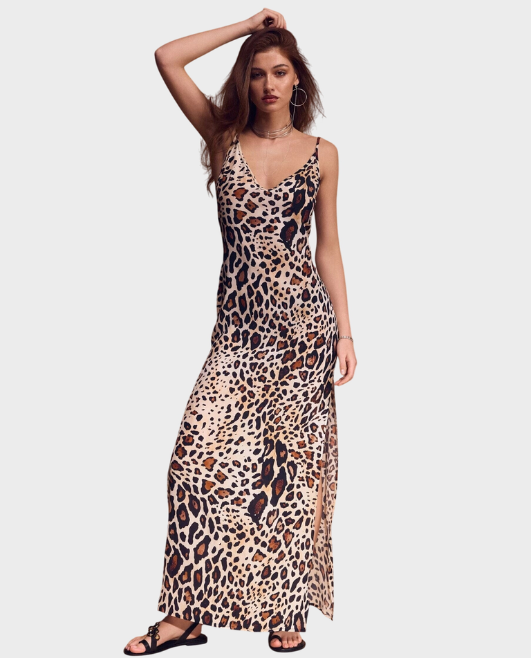 Jedwabna sukienka z printem Night Dream - Image #2