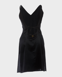 Czarna mini sukienka z jedwabiu Night Dream - Image #1