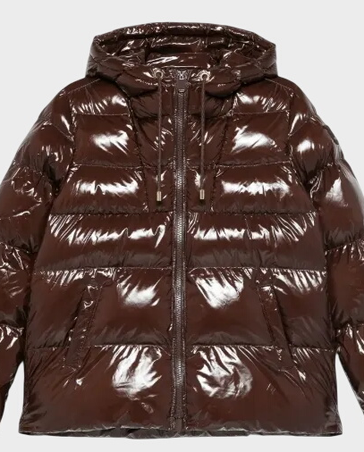 Czekoladowa kurtka Eleodoro Caban