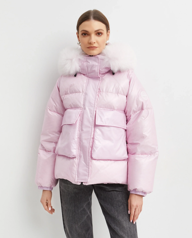 Różowa kurtka Marika