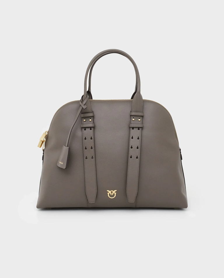 Duża szara torebka Bowling Bag