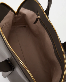 Duża szara torebka Bowling Bag - Image #4