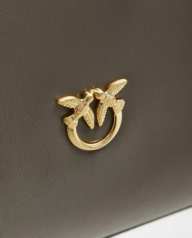 Duża szara torebka Bowling Bag - Image #5