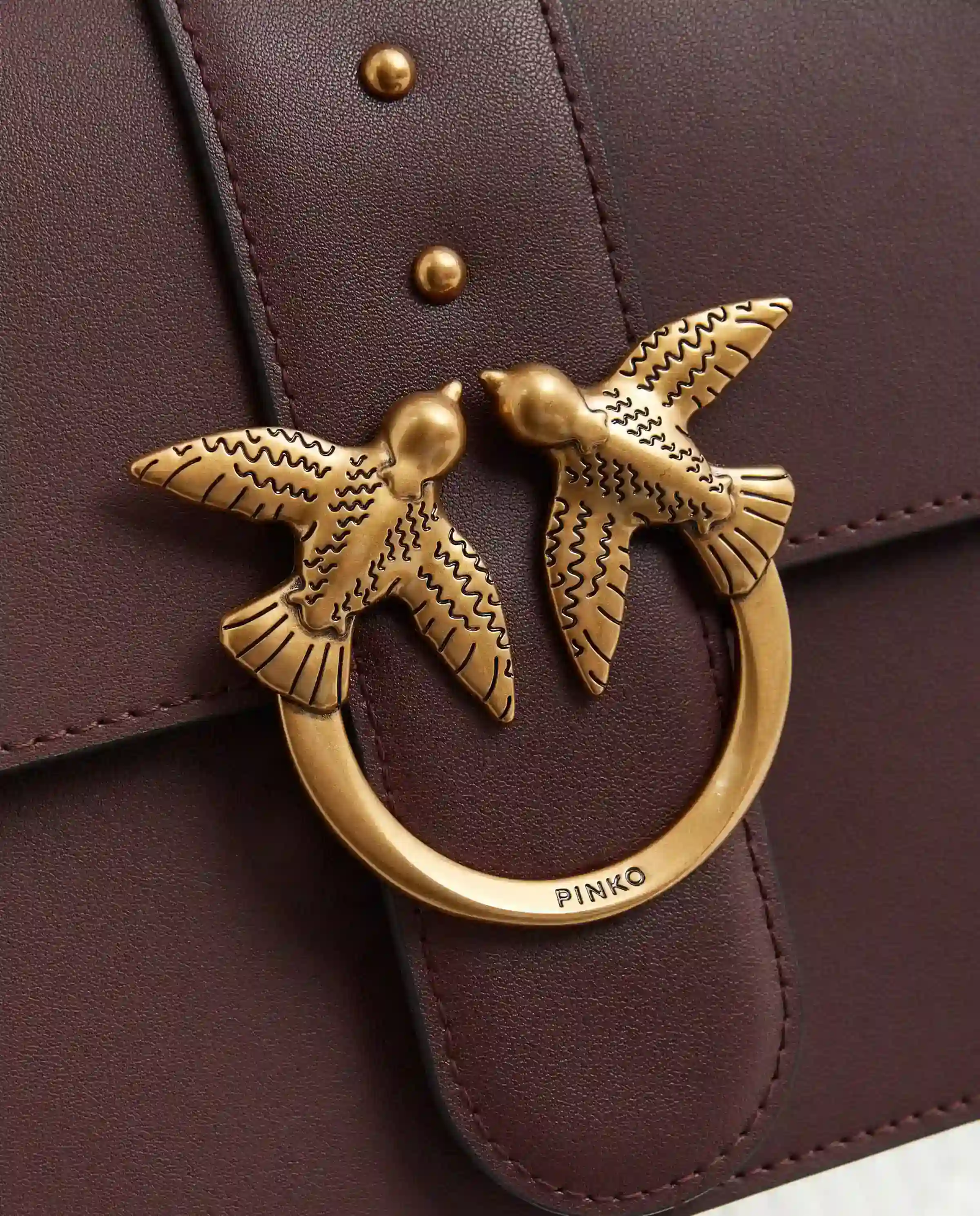 Bordowa torebka Love One Classic St. Cl - Image #3