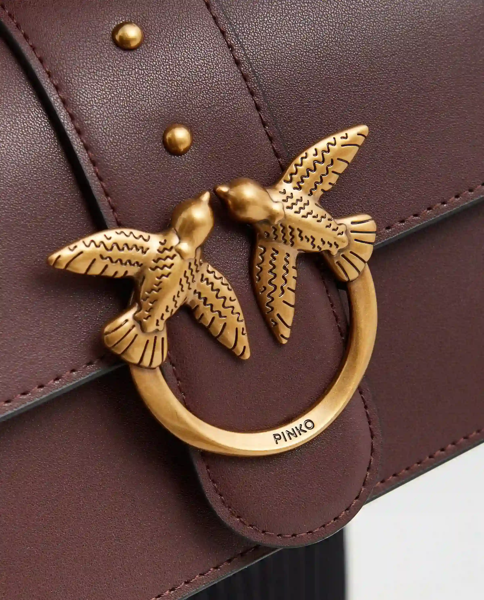 Bordowa torebka Love One Mini St. Cl - Image #3