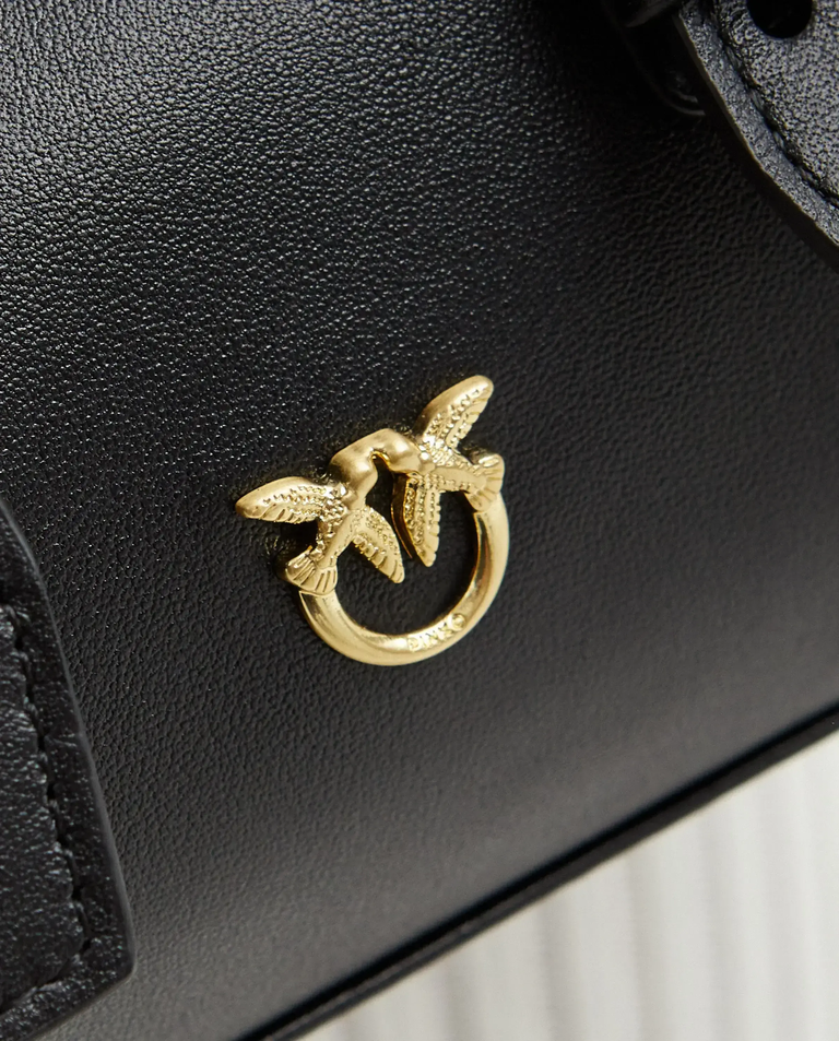 Czarna skórzana torebka bowling Escape Bag - Image #5