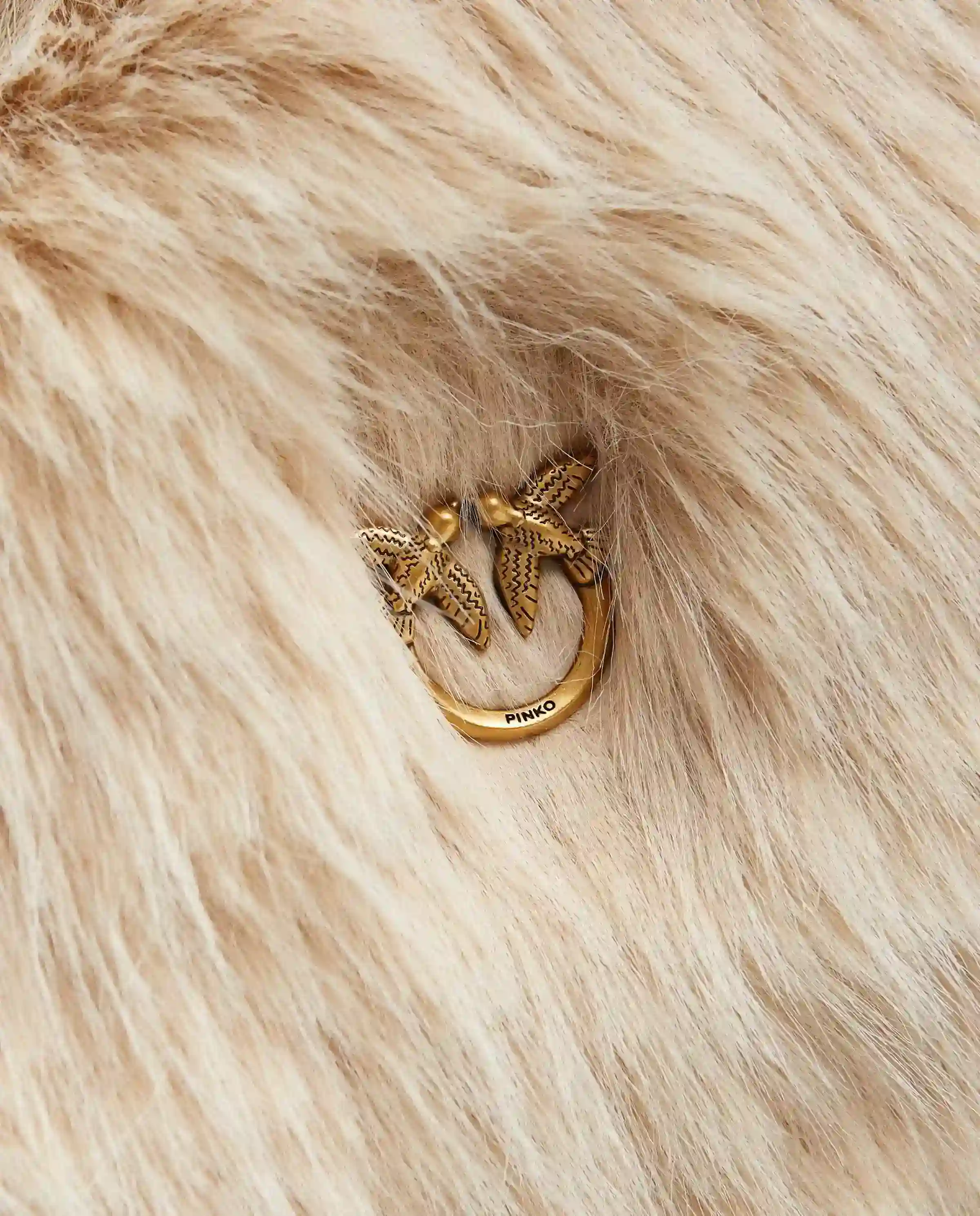 Futrzana torebka Maxi Clutch Aspen - Image #5