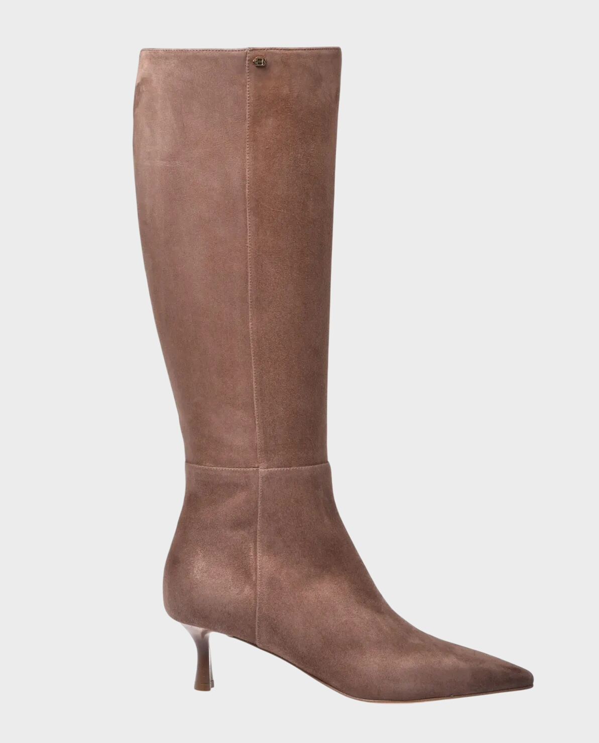 Zamszowe kozaki na szpilce - Image #0