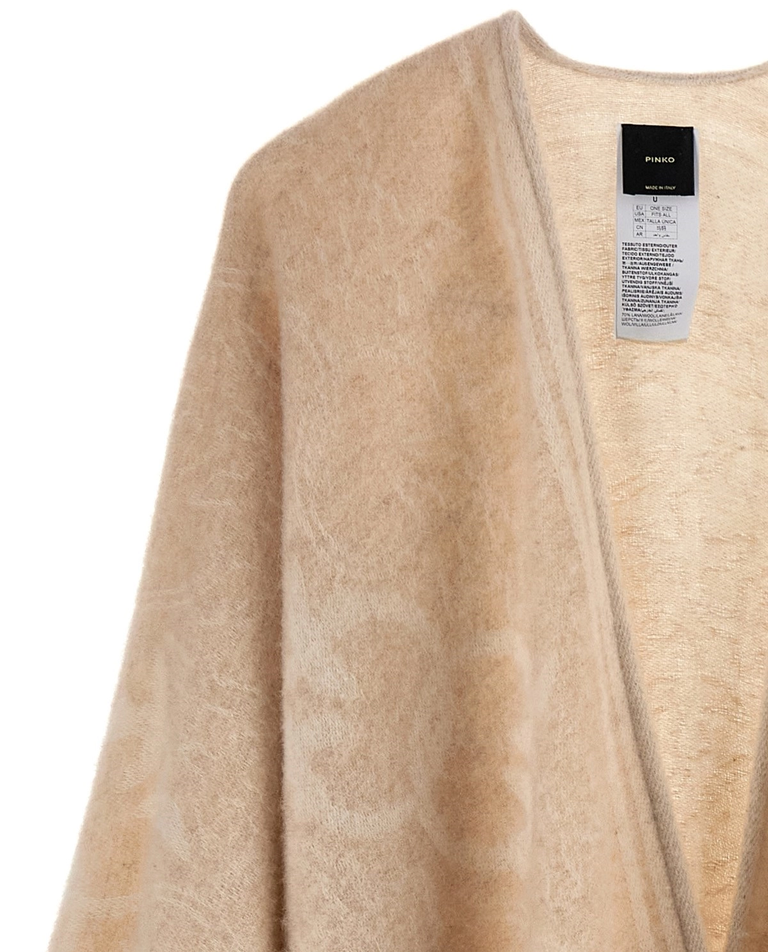 Beżowe ponczo Croazia Cape